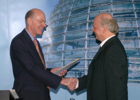 Lammert, Norbert; Birnbaum, Robert Reichstagsgebäude, Abgeordnetenlobby