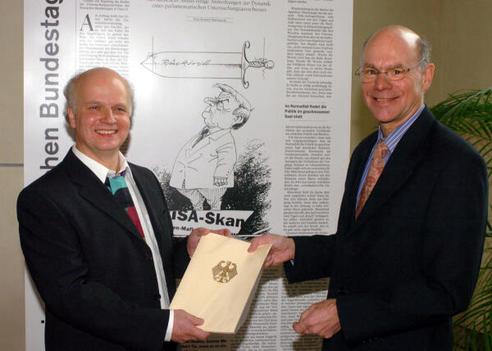 Lammert, Norbert; Birnbaum, Robert Reichstagsgebäude, Abgeordnetenlobby