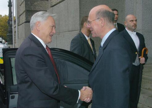 Lammert, Norbert; Adamkus, Valdas Reichstagsgebäude, Ostportal