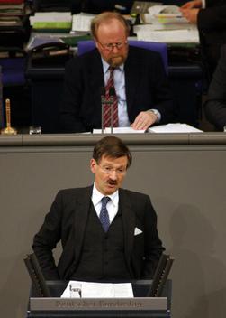 Solms, Hermann Otto; Thierse, Wolfgang Reichstagsgebäude, Plenarsaal