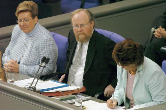 Heller, Uda; Thierse, Wolfgang; Hoffmann, Jelena Reichstagsgebäude, Plenarsaal