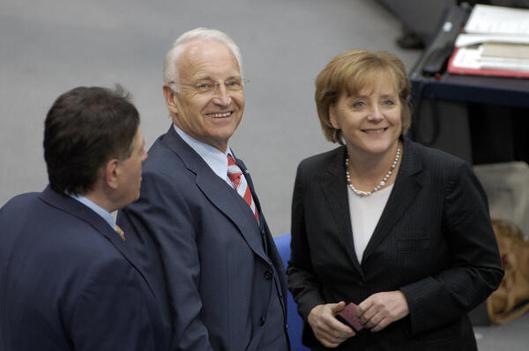Stoiber, Edmund; Merkel, Angela Reichstagsgebäude, Plenarsaal