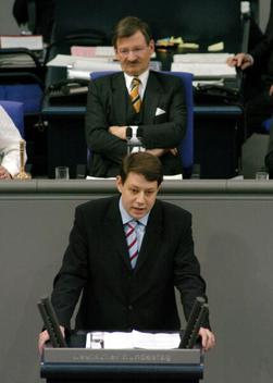 Mißfelder, Philipp; Solms, Hermann Otto Reichstagsgebäude, Plenarsaal