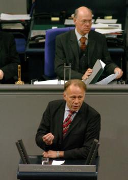 Trittin, Jürgen; Lammert, Norbert Reichstagsgebäude, Plenarsaal