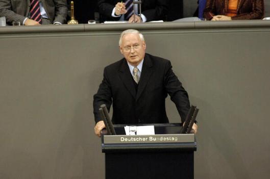 Lammert, Norbert; Lafontaine, Oskar Reichstagsgebäude, Plenarsaal
