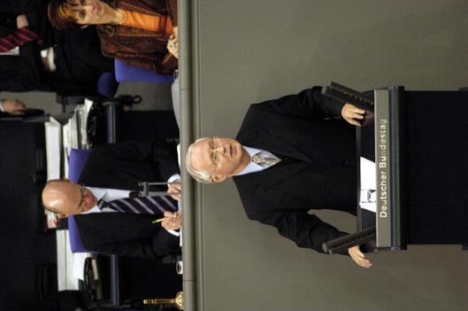Lammert, Norbert; Lafontaine, Oskar Reichstagsgebäude, Plenarsaal