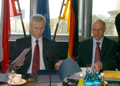 Lammert, Norbert; Jurek, Marek Reichstagsgebäude, Präsidialebene