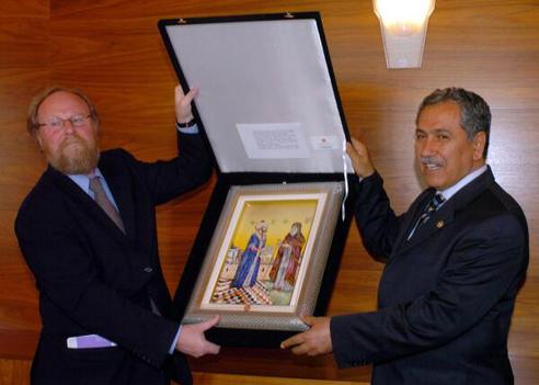Arinc, Bülent; Thierse, Wolfgang Reichstagspräsidentenpalais, Innenansicht