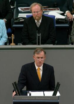Köhler, Horst; Thierse, Wolfgang Reichstagsgebäude, Plenarsaal