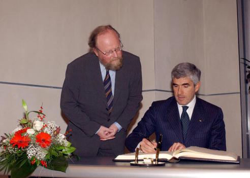 Casini, Pier Ferdinando; Thierse, Wolfgang Reichstagsgebäude, Präsidialebene