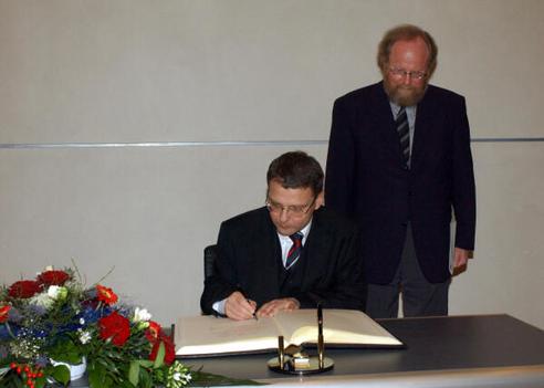 Thierse, Wolfgang; Zaoralek, Lubomir Reichstagsgebäude, Präsidialebene