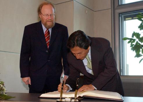Manrique, Alejandro Toledo; Thierse, Wolfgang Reichstagsgebäude, Präsidialebene