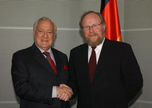 Poncelet, Christian; Thierse, Wolfgang Reichstagsgebäude, Empfangsraum