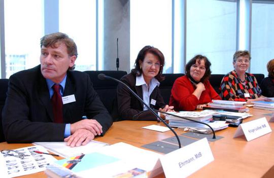 Ehrmann, Siegmund; Krüger-Leißner, Angelika; Lucyga, Christine; Westrich, Lydia Paul-Löbe-Haus, Sitzungssaal