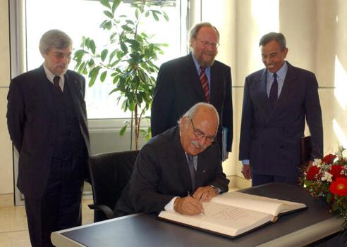 M'Bezaa, Fouad; Thierse, Wolfgang Reichstagsgebäude, Präsidialebene