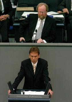 Althaus, Dieter; Thierse, Wolfgang Reichstagsgebäude, Plenarsaal