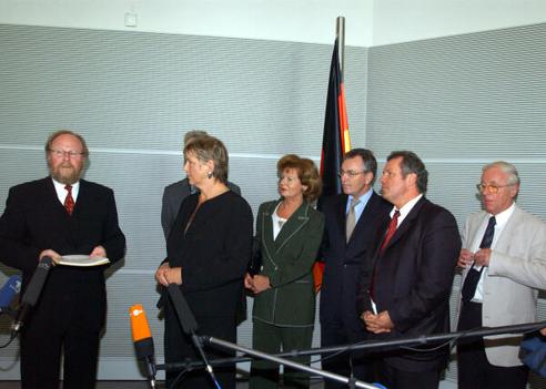 Birthler, Marianne; Thierse, Wolfgang Reichstagsgebäude, Empfangsraum