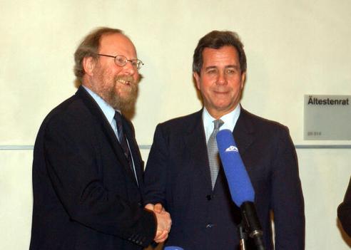 Debré, Jean-Louis; Thierse, Wolfgang Reichstagsgebäude, Präsidialebene