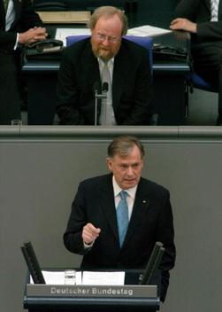 Köhler, Horst; Thierse, Wolfgang Reichstagsgebäude, Plenarsaal