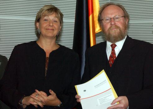 Birthler, Marianne; Thierse, Wolfgang Reichstagsgebäude, Empfangsraum