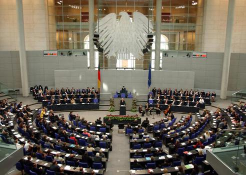 Rau, Johannes Reichstagsgebäude, Plenarsaal