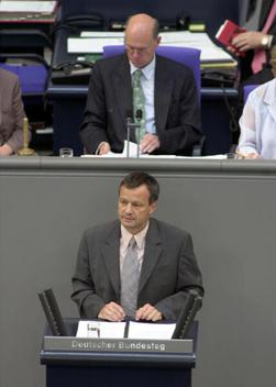 Lammert, Norbert; Riegert, Klaus Reichstagsgebäude, Plenarsaal