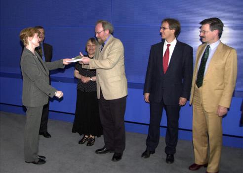 Weller, Christoph; Vollmer, Antje; Thierse, Wolfgang; Solms, Hermann Otto; Mutz, Reinhard; Hauswedell, Corinna Reichstagsgebäude, Präsidialebene