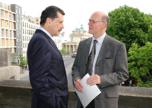 Jackson, Enrique; Lammert, Norbert Reichstagsgebäude, Empfangsraum