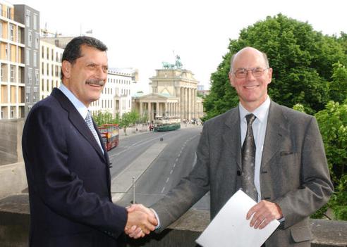 Jackson, Enrique; Lammert, Norbert Reichstagsgebäude, Empfangsraum