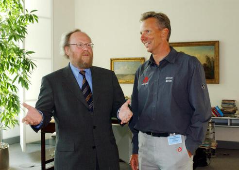 Schümann, Jochen; Thierse, Wolfgang Reichstagsgebäude, Büro des Präsidenten