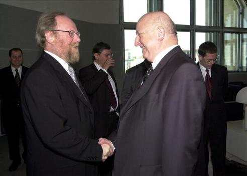 Oleksy, Józef; Thierse, Wolfgang Reichstagsgebäude, Empfangsraum