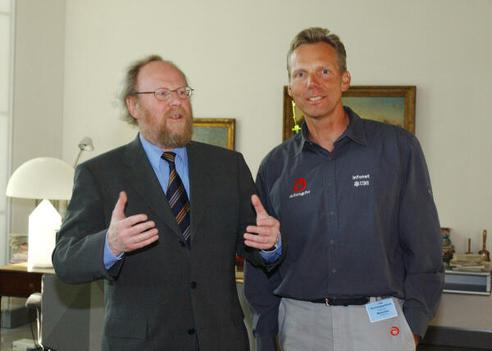 Schümann, Jochen; Thierse, Wolfgang Reichstagsgebäude, Büro des Präsidenten