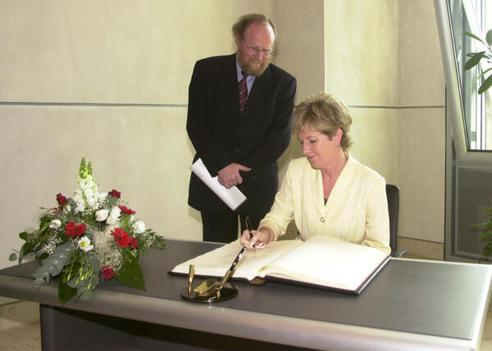 Szili, Katalin; Thierse, Wolfgang Reichstagsgebäude, Präsidialebene