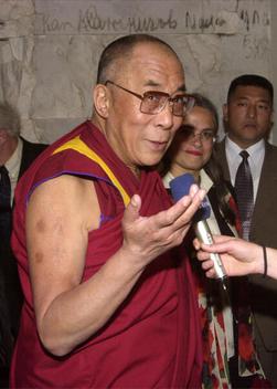 Lama, Dalai; Nickels, Christa Reichstagsgebäude, Plenarsaalebene