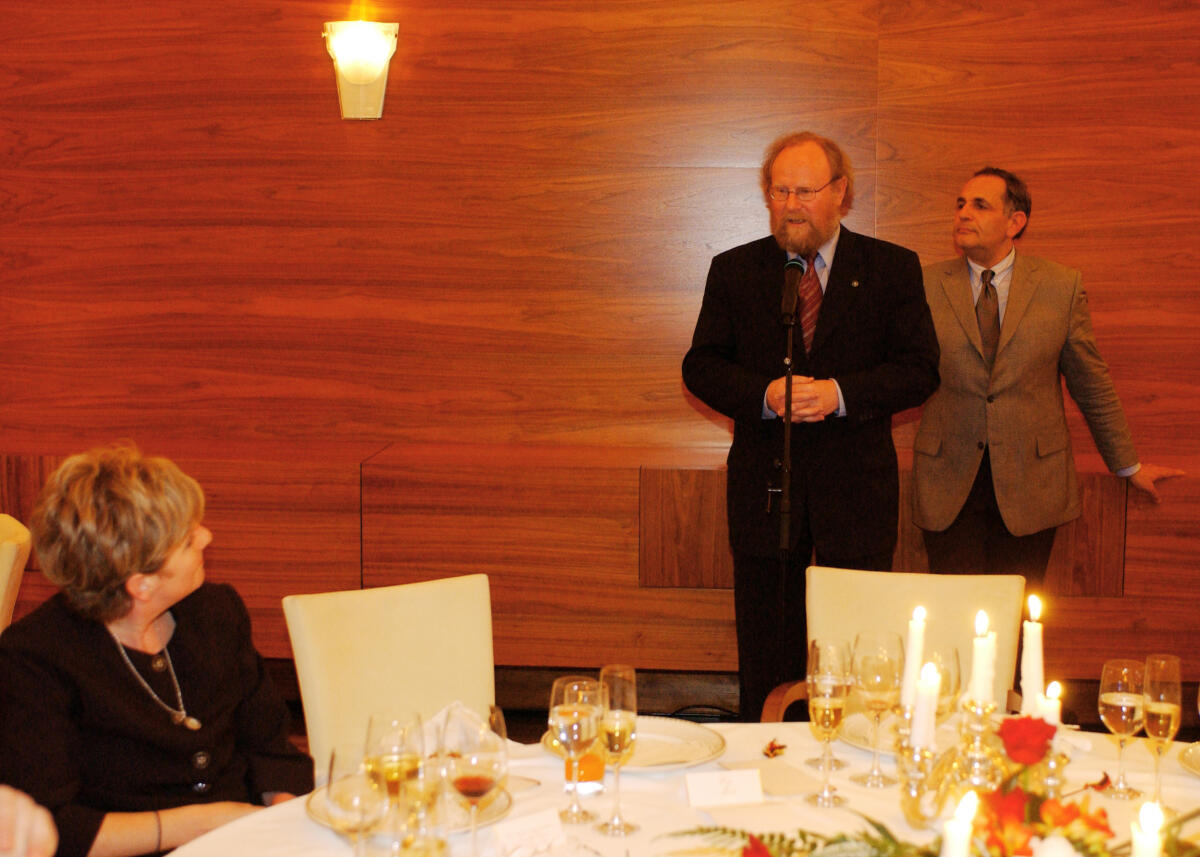 Szili, Katalin; Thierse, Wolfgang v.l. Dr. Katalin Szili, Präsidentin der Nationalversammlung der Republik Ungarn, Wolfgang Thierse, SPD, Bundestagspräsident, Abendessen anlaesslich des Besuches der ungarischen Präsidentin