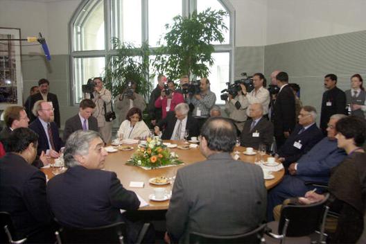 Vaipayee, Atal Behri; Thierse, Wolfgang Reichstagsgebäude, Empfangsraum
