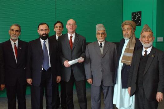 Karimi, Abd al-Raham; Lammert, Norbert Reichstagsgebäude, Empfangsraum