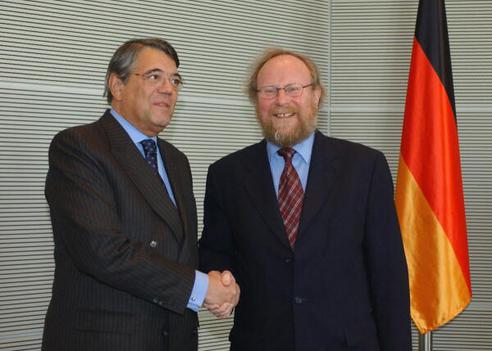 Gruz, Antonio Martins da; Thierse, Wolfgang Reichstagsgebäude, Empfangsraum