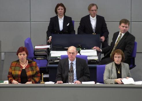 Brüning, Monika; Lammert, Norbert Reichstagsgebäude, Plenarsaal