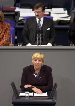 Roth, Claudia; Solms, Hermann Otto Reichstagsgebäude, Plenarsaal