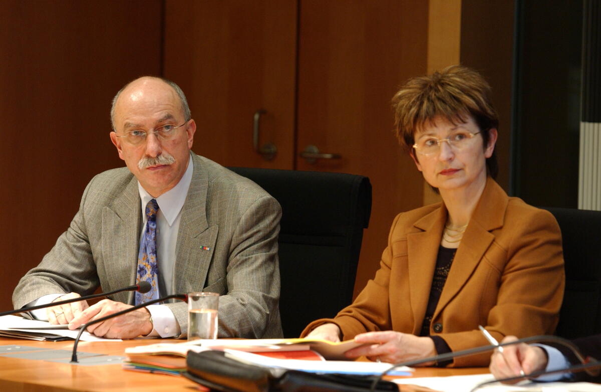 Die Abgeordneten Detlef Parr (FDP) und Gerlinde Kaupa (CDU/CSU); Bundestagsabgeordnete, MdB Parr, Detlef; Kaupa, Gerlinde Die Abgeordneten Detlef Parr (FDP) und Gerlinde Kaupa (CDU/CSU); Bundestagsabgeordnete, MdB