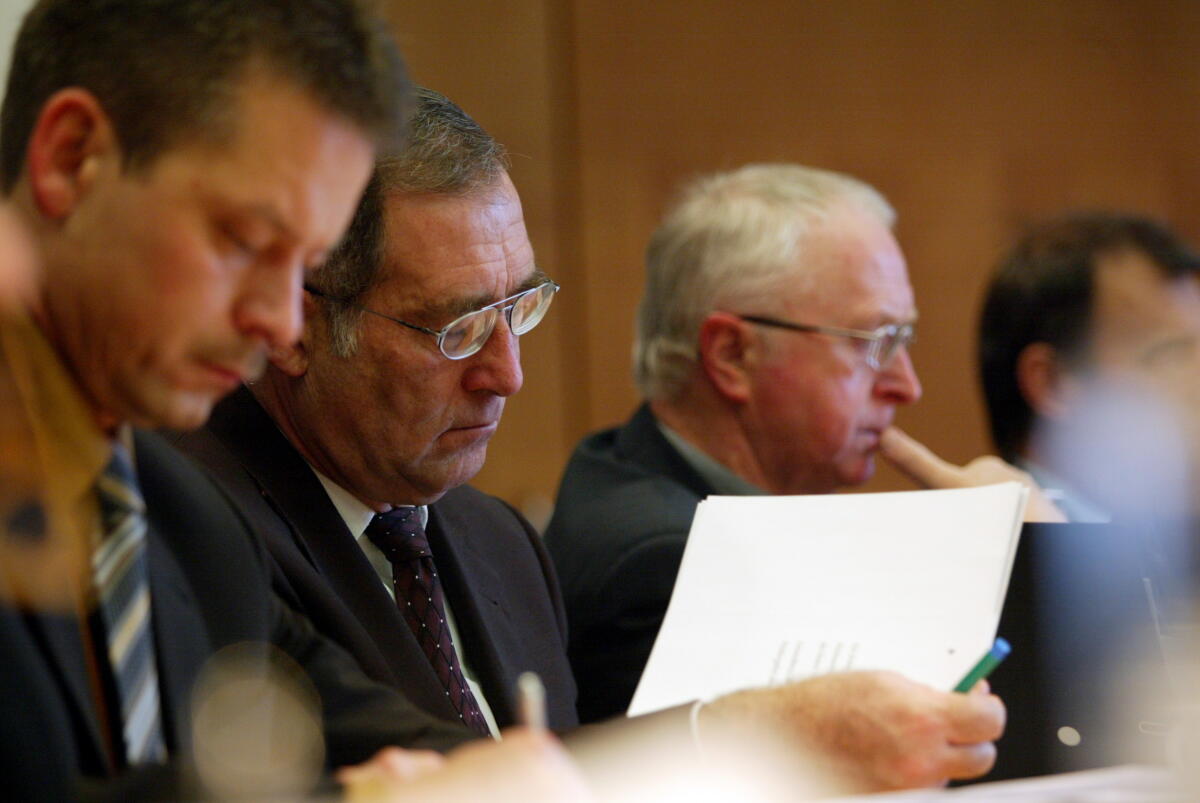 Herrmann, Jürgen; Beck, Ernst-Reinhard; Rauber, Helmut Die CDU/CSU-Abgeordneten Jürgen Herrmann, Ernst-Rinhard Beck  und Helmut Rauber; Bundestagsabgeordnete, MdB