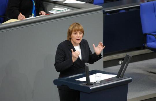 Merkel, Angela Reichstagsgebäude, Plenarsaal
