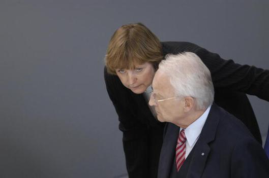 Merkel, Angela; Stoiber, Edmund Reichstagsgebäude, Plenarsaal