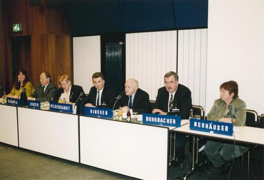 Voß, Sylvia; Brähmig, Klaus; Irber, Brunhilde; Hildebrand, Klaus; Hinsken, Ernst; Burgbacher, Ernst; Neuhäuser, Rosel 