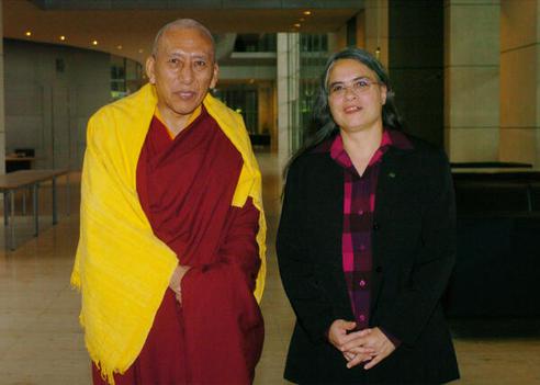 Nickels, Christa; Rinpoche, Samdhong Reichstagsgebäude, Plenarsaalebene