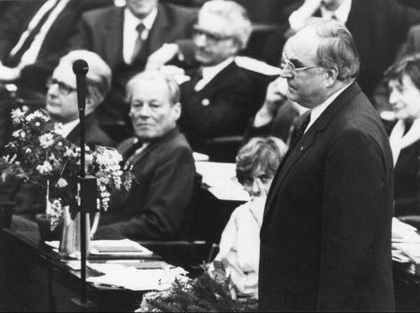 Kohl, Helmut; Brandt, Willy; Kelly, Petra; Vogel, Hans-Jochen 