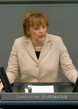 Merkel, Angela Reichstagsgebäude, Plenarsaal