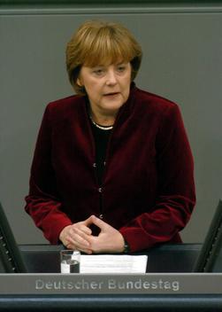 Merkel, Angela Reichstagsgebäude, Plenarsaal