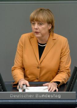 Merkel, Angela Reichstagsgebäude, Plenarsaal